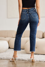 Dylan Crop Raw Hem-distressed High Waist Jeans