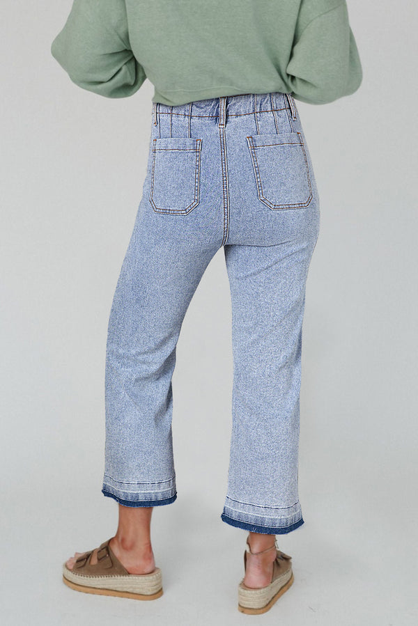 Beau Blue Cropped Jean