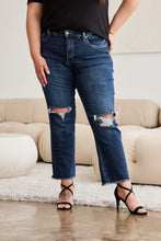 Dylan Crop Raw Hem-distressed High Waist Jeans