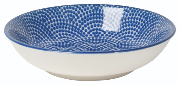 Blue Waves Porcelain Dip Bowl