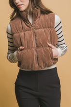 Season ON Corduroy Puffer Vest