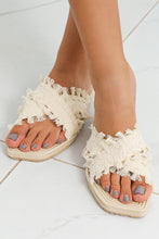 Woven Tassel Sandals