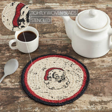 Jolly Ole Santa Jute Trivet 8’