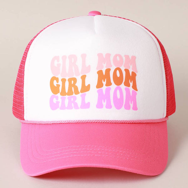 GIRL MOM Foam Trucker Hat