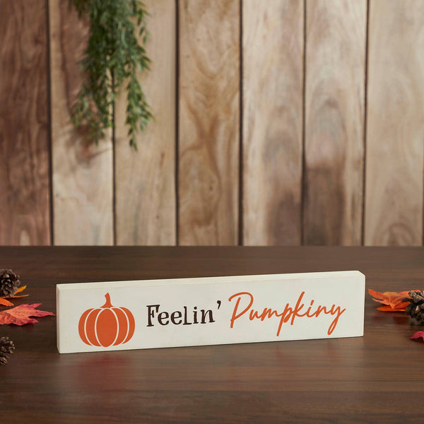 Feelin Pumpkiny Sign 2.75x13