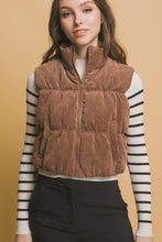 Season ON Corduroy Puffer Vest