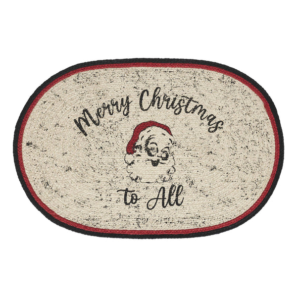 Jolly Ole Santa Jute Placemat 13x19