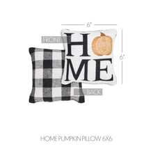 Home Pumpkin Pillow 6x6