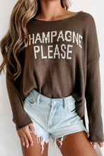 Champagne Please -Sweater