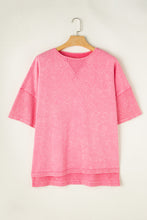 Strawberry Washed Curvy Tee