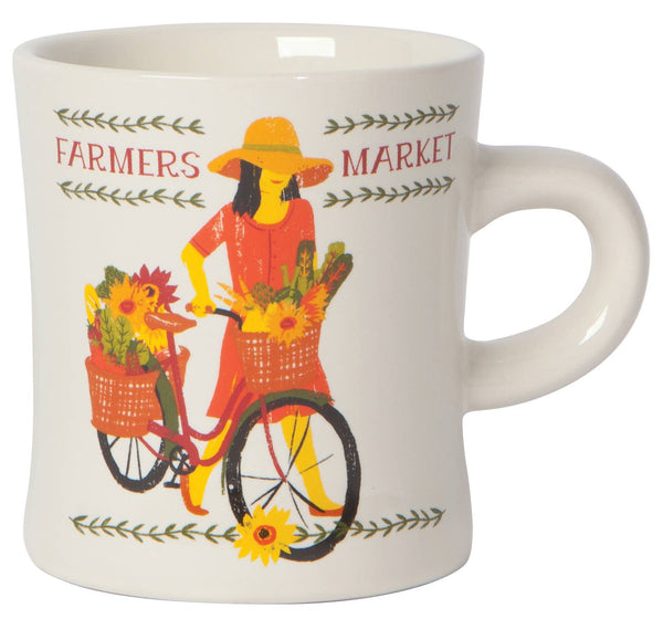 Farmers Market Diner Mug 12 oz