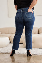 Dylan Crop Raw Hem-distressed High Waist Jeans