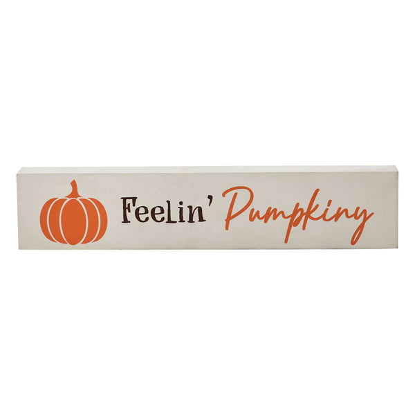 Feelin Pumpkiny Sign 2.75x13