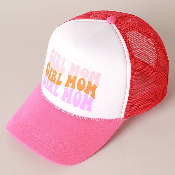 GIRL MOM Foam Trucker Hat