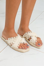 Woven Tassel Sandals