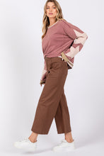 Falling for you Wide Leg Cropped Pants