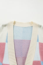 Check-blue-out Cardigan