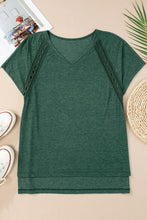 Greenie: V-Neck Short Sleeve T-Shirt