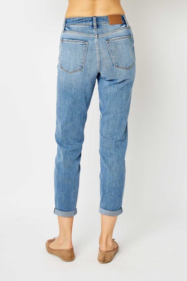 JB Cuffed Hem Slim Jeans