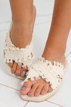 Woven Tassel Sandals