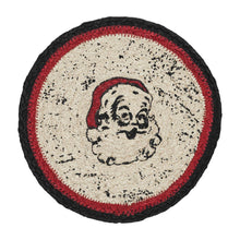 Jolly Ole Santa Jute Trivet 8’