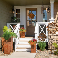 COPPER TRIM MEDIUM PLANTER SET