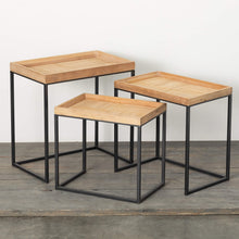 STACKING JAPANDI 3-TABLE SET